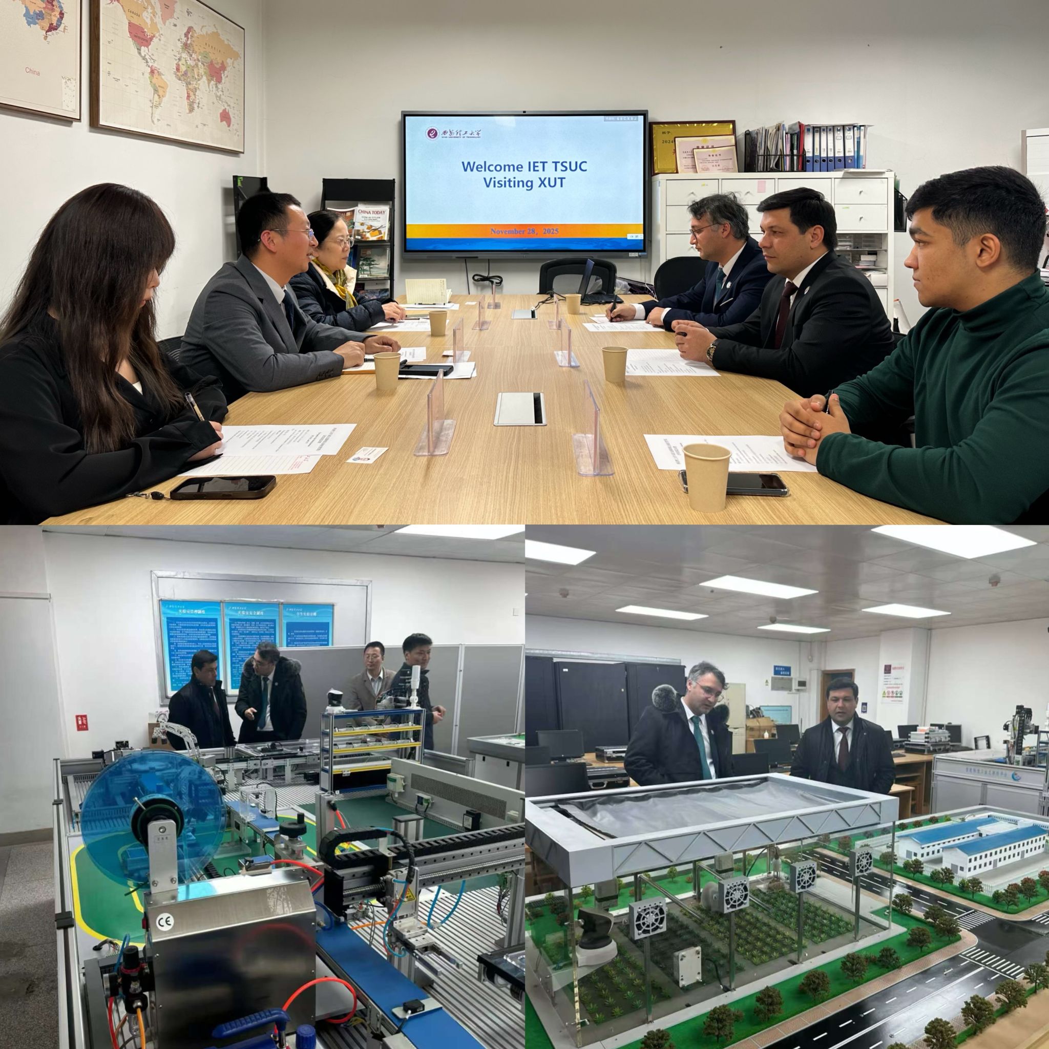 塔吉克斯坦国立商业经贸学院校长一行来访英国威廉